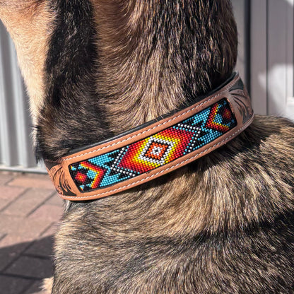 Native Dog Collar - Warm Colors