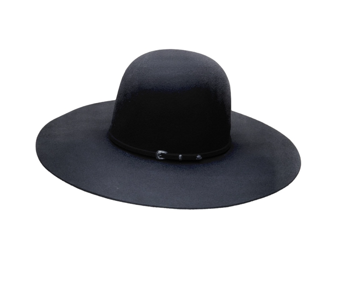 Rodeo King 3X Open Crown: Black