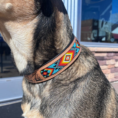 Native Dog Collar - Warm Colors