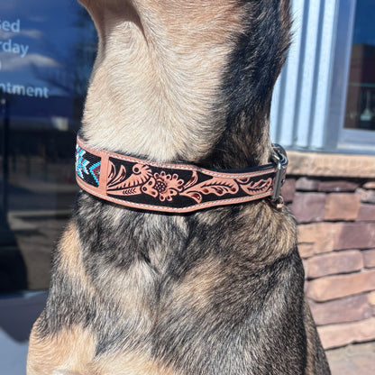 Native Dog Collar - Cool Colors