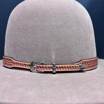 Austin Accent Leather: 1/2” Cross Weave