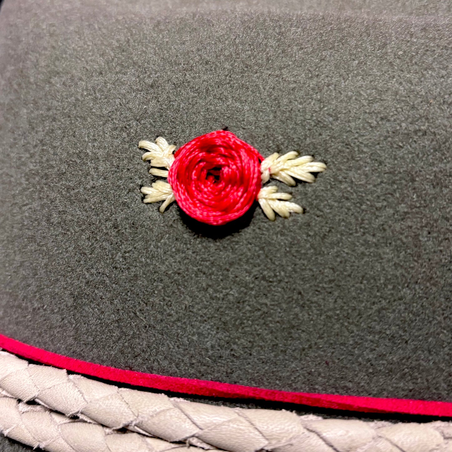 Embroidered Rose