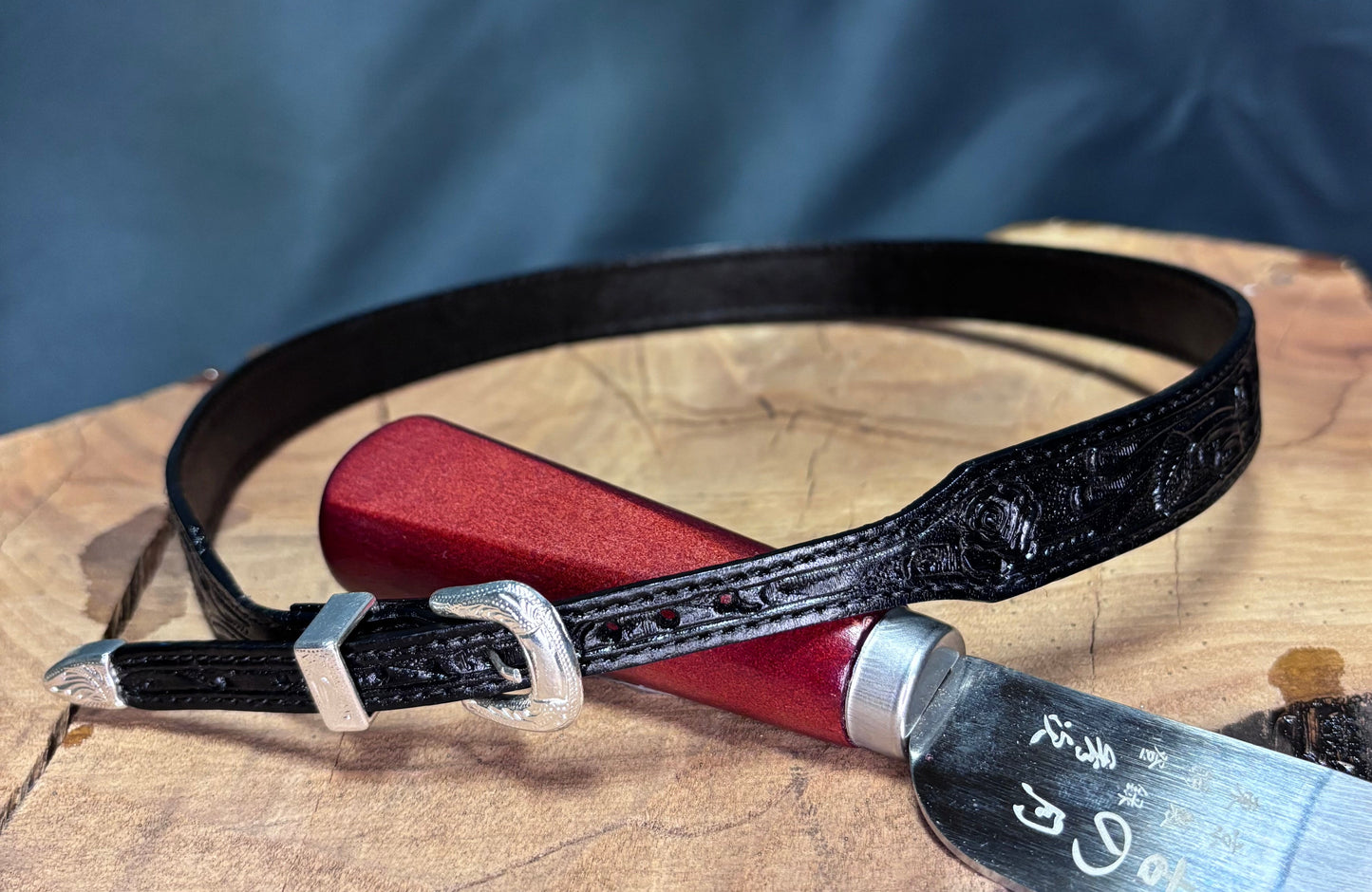 Austin Accent Leather Band: 1/2” Rose