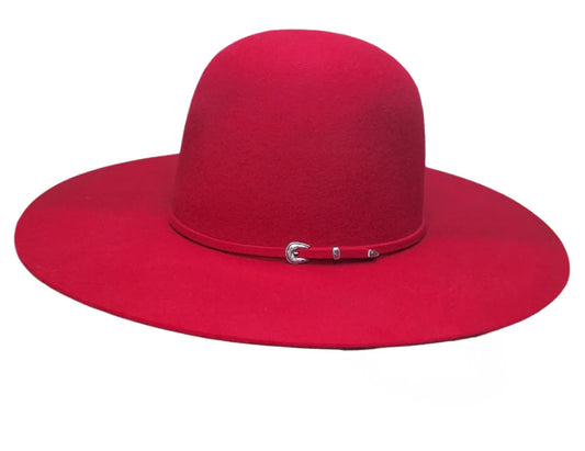 Rodeo King 3X Open Crown: Red